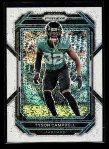 2022 Panini Prizm #135 Tyson Campbell White Sparkle Prizm SSP Jaguars - Picture 1 of 2