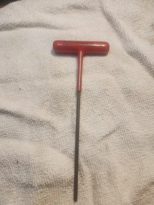 Craftsman T Handle Allen Wrench 7/64 Hex Wrench Red Handle - Image 1 of 3