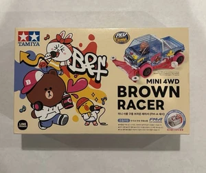 Tamiya 1/32 Mini 4WD Line Friends Brown Racer FM-A Kit Telaio #92443 Nuovo (E) - Foto 1 di 4