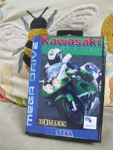 ORIGINAL SEGA MEGA DRIVE CARTRIDGE - KAWASAKI SUPERBIKES - Picture 1 of 6
