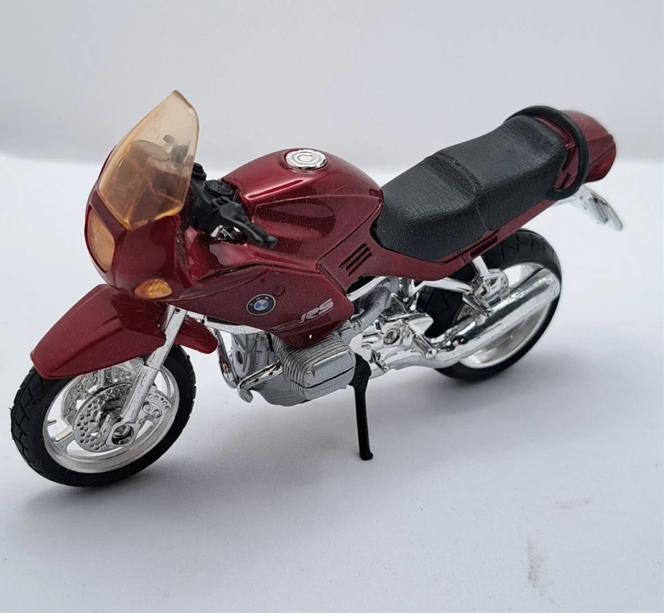 MAISTO 1/18 REF 307R MOTO BMW R1100RS 1993 13 CM ROUGE METALLISE - Photo 1/4