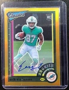 2022 Classics Erik Ezukanma Premium Significant Signatures Gold RC Auto #/99 SP - Picture 1 of 2