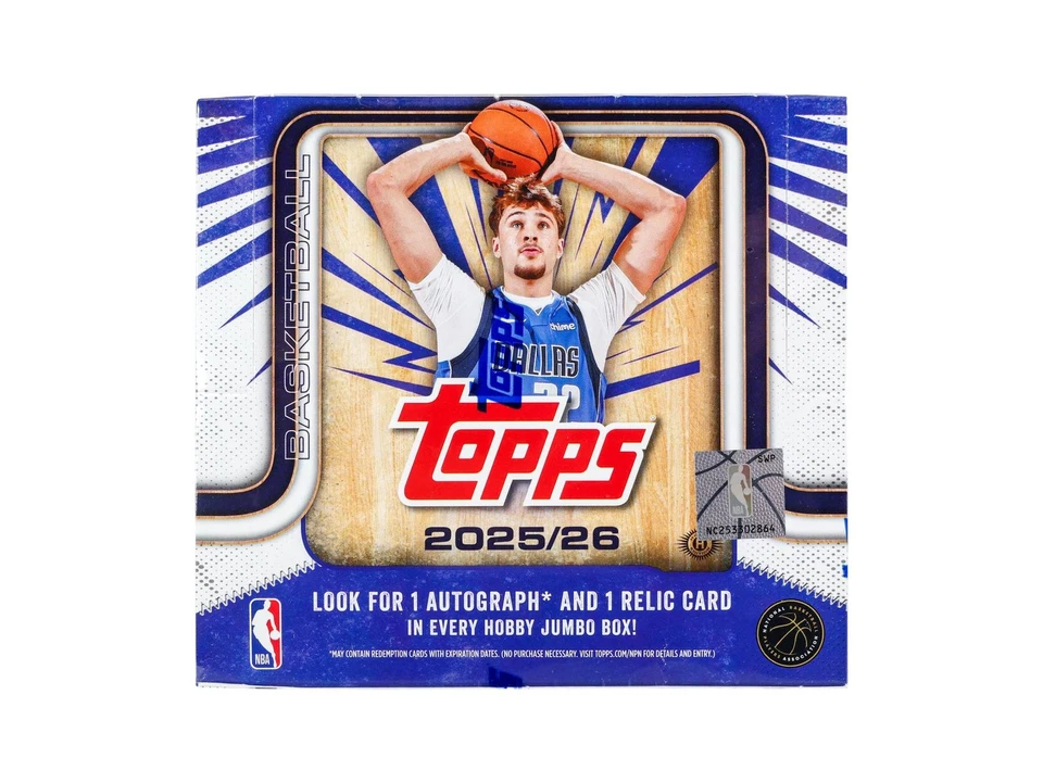 2025-26 Topps NBA Basketball Hobby Jumbo Box Factory