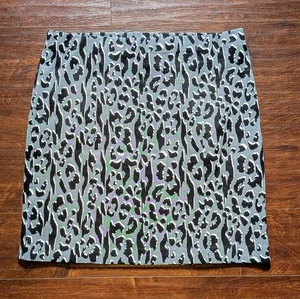 Alfani Womens 16P Animal Print Stretch Pencil Knee Skirt Business Travel Brunch - Picture 1 of 11