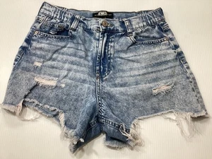 TORRID Denim Distressed Jeansshorts GRÖSSE 14 Knopfleiste vorne - Bild 1 von 4