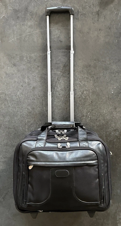 McKlein EE. UU. Clinton Nylon Desmontable Ruedas 17" Estuche para Laptop Foto 1 de 4