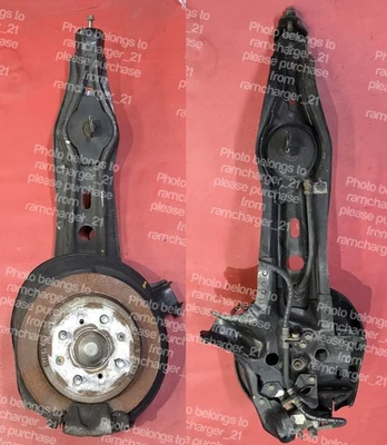 90 Acura Integra Rear Left Spindle Knuckle  Assembly Driver Side 90-93 - Image 1 of 4