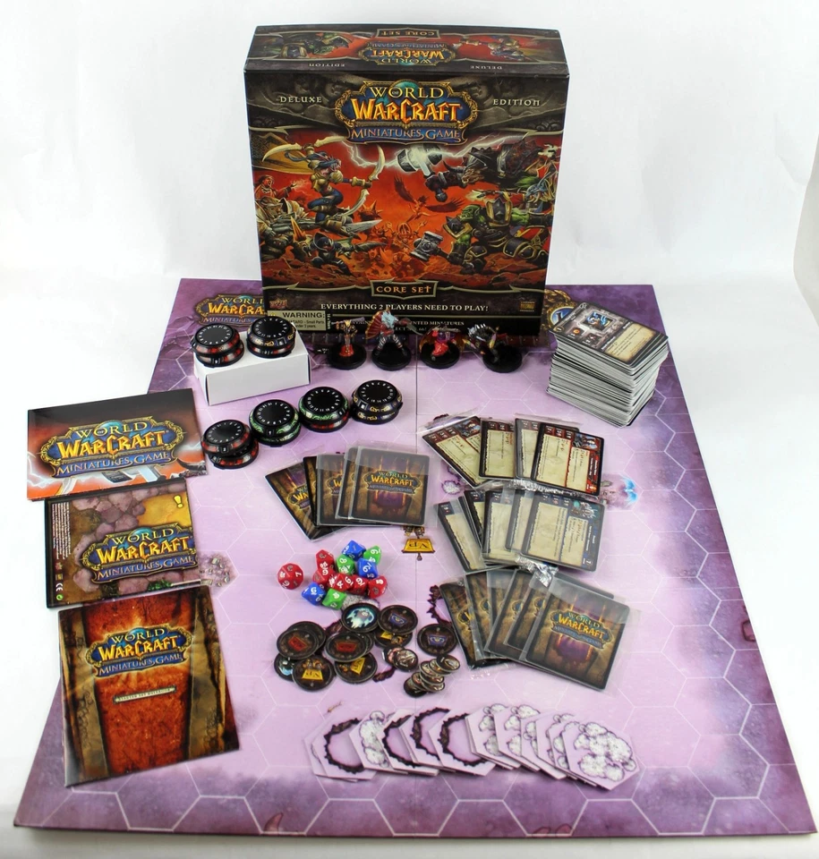 EDICIÓN DE LUJO WORLD OF WARCRAFT MINIATURAS JUEGO NÚCLEO SET BLIZZARD ENTERTAINMENT Foto 1 de 4