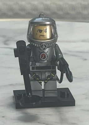 Lego Volcano Explorer Custom Printed Minifigure Hazmat Apocalypse - Image 1 of 3