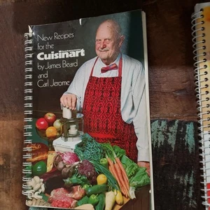 Vintage 1978 New Recipes for the Cuisinart Food Processor Cookbook, James Beard - Foto 1 di 1
