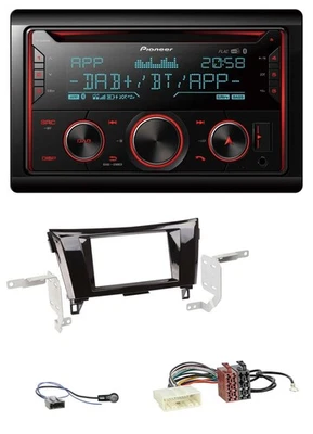 Pioneer 2DIN DAB MP3 Bluetooth USB CD Autoradio für Nissan X-Trail 2014-2022 Kla - Bild 1 von 4