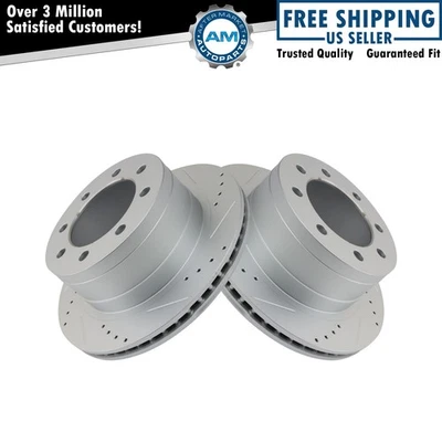 Rotores de freno traseros para Dodge Ram 1500 2006-2008 Ram 2500 Ram 3500 2003-2008 Foto 1 de 4