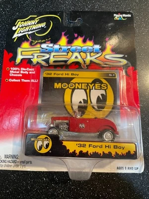 Rare 2004 Johnny Lightning Street Freaks Moon Eyes '32 Ford Hi Boy  1/64 Red NEW - Image 1 of 3