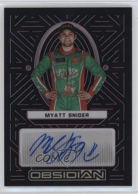 2023 Chronicles Obsidian Signatures Electric Etch Pink /25 Myatt Snider #MY Auto - Image 1 of 2
