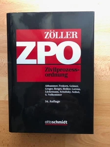 ZPO / Zivilprozessordnung / Zöller / 34. Auflage - Bild 1 von 1