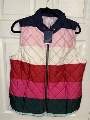 Nuevo con etiquetas Chaleco Aislante Crown & Ivy Rosa Essentials Acolchado Bloque de Color Talla XL Foto 1 de 4