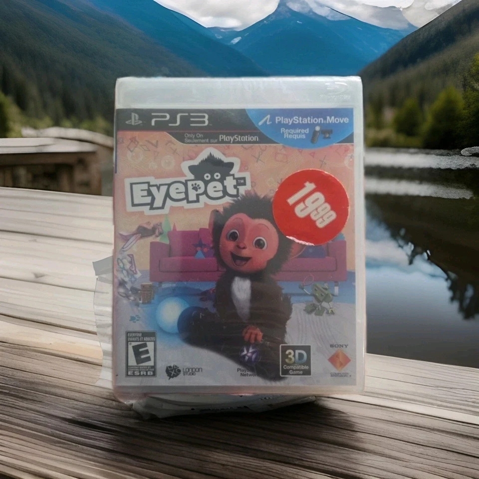 EyePet Playstation 3 Video Game, 2010. Never Opened. Still Sealed. - Image 1 of 1