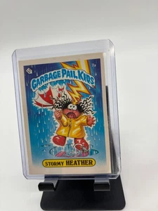 1985 Garbage Pail Kids #7a Stormy Heather Matte (NM) OS1 Series 1 - Picture 1 of 3