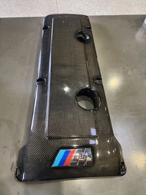 Cubierta de motor de carbono BMW E46 M3 - S54 - 11127835905, 11127831253, Z4 (E85 y E86 Foto 1 de 4