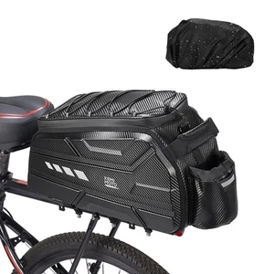 15L EVA Hard Shell Upgraded Ebike Bicycles Rear Rack Bag with Waterproof Cover - Picture 1 of 11