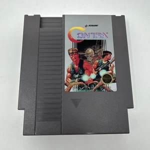 Konami Contra NES Game Cartridge Nintendo NES, 1988, Game Cartridge with Manual - Picture 1 of 3
