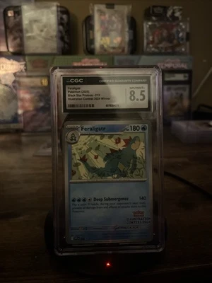 Feraligatr - 213 (Illustration Contest 2024) 213 Sv: Scarlet & Violet Promo Card - Image 1 of 2