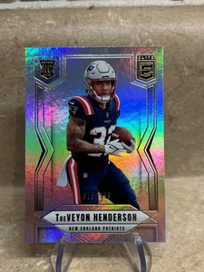 2025 Donruss Elite TreVeyon Henderson Rookie /999 RC New England Patriots - Picture 1 of 2