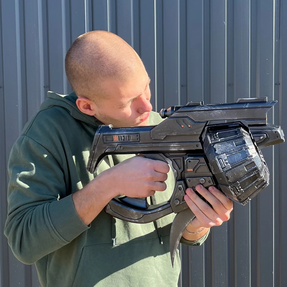 Pistola tipo 52 impresa en 3D Halo 3 pistola réplica cosplay - no oficial Foto 1 de 4