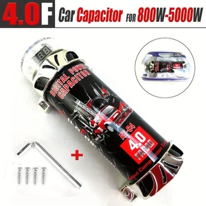 LED Kontrollleuchte 4.0 Farad Leistungskondensator geeignet für Systeme bis 800W-5000W - Bild 1 von 10