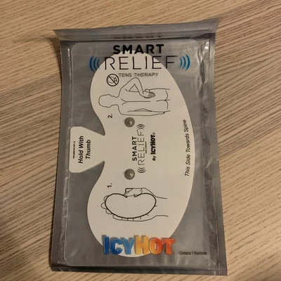 Icy Hot Smart Relief ESPALDA Y CADERA 1 Almohadilla de Recarga 04/2016 NUEVO SELLADO Tens Therapy Foto 1 de 3