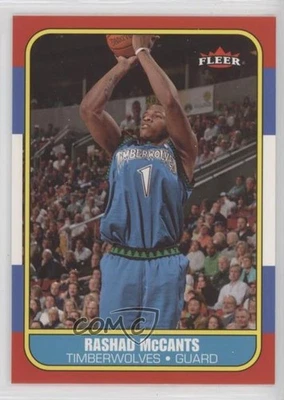 2006-07 Fleer 1986-87 Fleer Design Rashad McCants #105 - Image 1 of 2