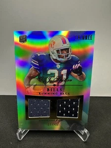 2010 Topps Tribute Dual Relics /45 CJ Spiller #DR-CSP Rookie RC - Picture 1 of 2