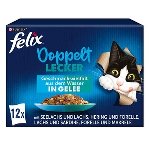 So gut wie es aussieht Doppelt Lecker Katzenfutter nass in Gelee Fisch Sorten... - Bild 1 von 6