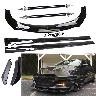 For Mazda 6 2003-2021y Kit / Side Skirt/Strut For Dodge Dart 2013-16 Glossy Foto 1 de 4