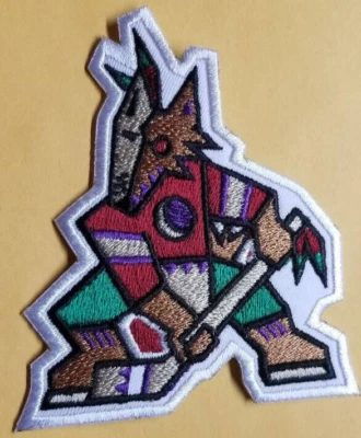 Embroidered Patch - Arizona Coyotes NHL Hockey approx 3x3.5" High Quality - Image 1 of 2