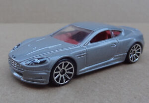 Hot Wheels - Aston Martin DBS - metallic silver - FIRST EDITION released in 2010