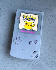 Nintendo Gameboy Color Colour BACKLIT IPS Q5 Laminated TRIPLE WHITE - Picture 1 of 5
