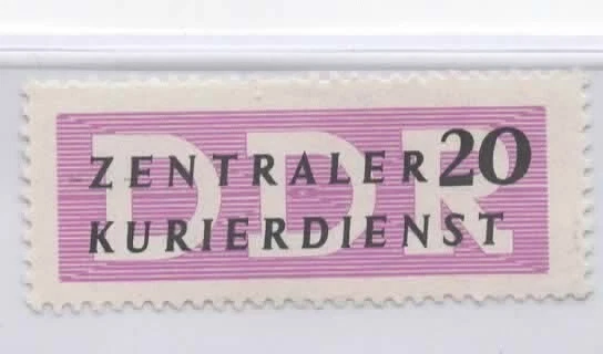 ALLEMAGNE -- Vignette cinderella -- D D R -- 20 Zentraler Kurierdienst - Photo 1/1