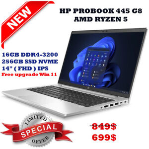 HP ProBook 445 G8 14" Notebook - AMD Ryzen 5 5600U 2.30 GHz 16GB RAM 256 GB SSD