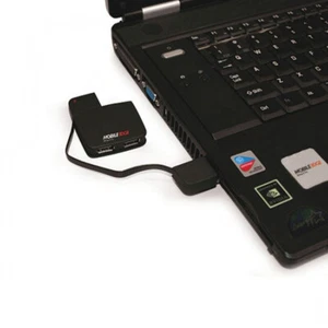 Mobile Edge Slim Line 4 Port USB 2.0 Hub - Picture 1 of 3