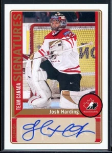 2012-13 O-Pee-Chee Team Canada Signatures #TCJH Josh Harding - Picture 1 of 2