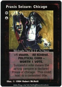 Praxis Seizure: Chicago Jyhad V:TES VTES Vampire CCG - Picture 1 of 1