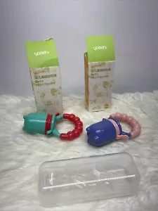 2 Pack Fresh Food Fruit Feeder Baby Pacifier, Feeding Pacifier Youen - Picture 1 of 2