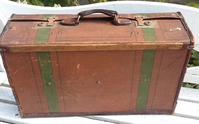Überseekoffer Reisekoffer Vintage Koffer Truhe Oldtimer sofa table Adastra Tisch - Bild 1 von 4