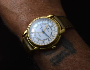 MAURICE LACROIX MASTERPIECE CALENDAR VINTAGE WATCH UHR AUTOMATIC 38MM (VIDEO) - Imagen 1 de 22