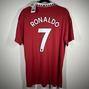 New Ronaldo #7 Manchester United 2022 2023 Soccer Jersey Football Adidas H13881 - Picture 1 of 24