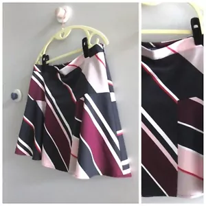 NWT CLUB MONACO BRETTA SKIRT NAVY STRIPED Sz-8 $149.5 - Picture 1 of 7