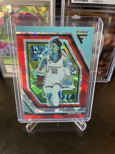 2023 Panini Flux Red Cracked Ice Ja Morant Grizzles