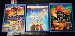 Frozen, The Fox And The Hound And The Beauty And The Beast (Blu-ray+DVD) - Picture 1 of 2