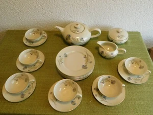 Hutschenreuther Selb Teeservice mit Kornblumenmuster! 21 Teilig - Picture 1 of 12